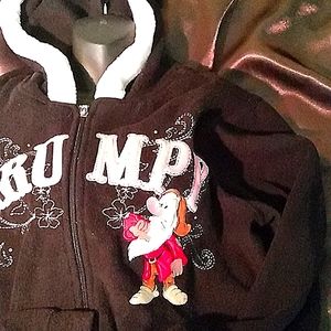 Disney hoodie embroidery of Grumpy, six 1X